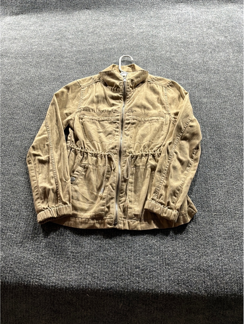 Old Navy Women's Tan Casual Zip-Up Jacket Size Medium